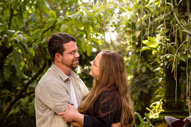 botanical sm looking at each other orchids