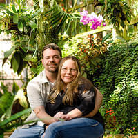 botanical sm purple orchid smiling